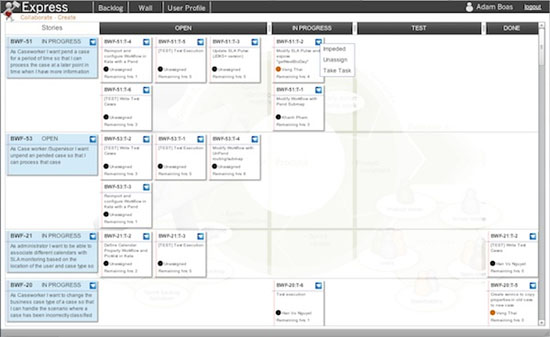 Express Open Source Agile Project Management