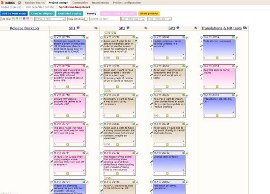 Kados Open Source Scrum and Kanban Tool